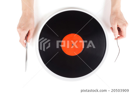 musical plate on the dining plate 20503909