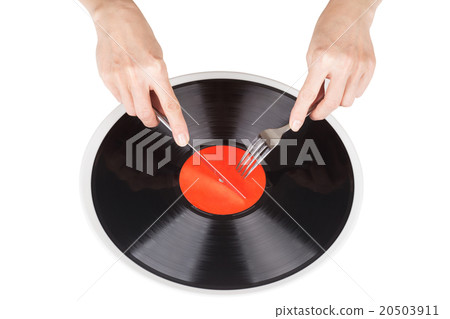 musical plate on the dining plate 20503911