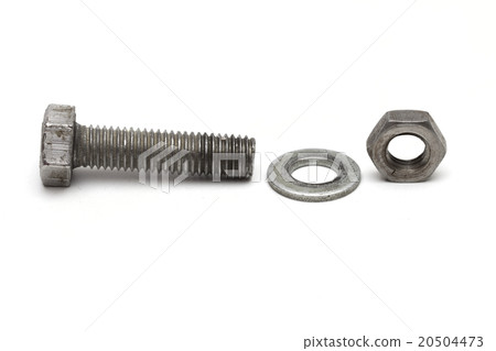 fasteners on the white background 20504473