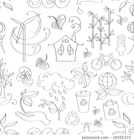 Doodle pattern ecology Doodle pattern ecology 20505235