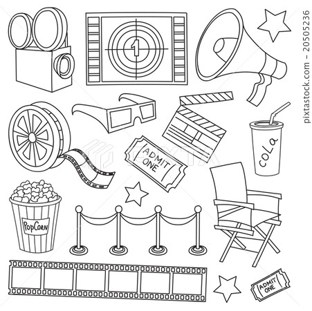 Doodle vector cinema Doodle vector cinema 20505236