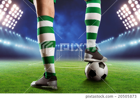 Football-player on the  football ground 20505873
