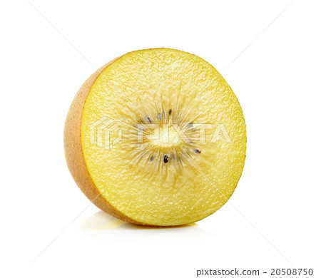 Yellow gold kiwi fruit isolated on the white Yellow gold kiwi fruit isolated on the white 20508750