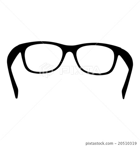 Eye glasses on white background 20510319