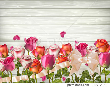 Red roses with Hearts. EPS 10 Red roses with Hearts. EPS 10 20512150