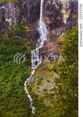 Waterfall near Briksdal glacier - Norway 20513780
