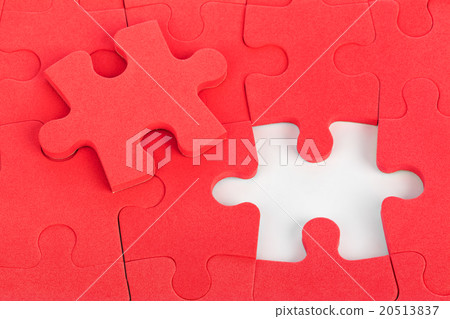 Red puzzle Red puzzle 20513837