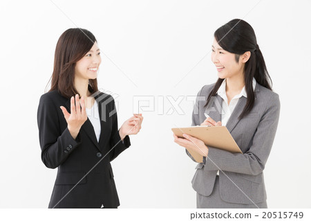 女商人白色後面圖像 20515749