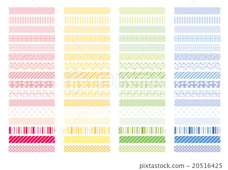 Pastel color masking tape - Stock Illustration [20516425] - PIXTA