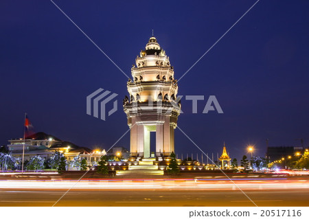 Independence Monument in the night, Cambodia. Independence Monument in the night, Cambodia. 20517116