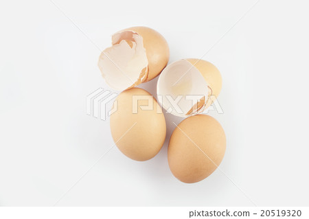 couple eegs  isolated on white background 20519320