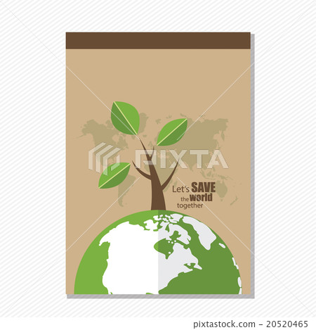 Vector Brochure Flyer design Layout template. Ecology background Vector Brochure Flyer design Layout template. Ecology background 20520465