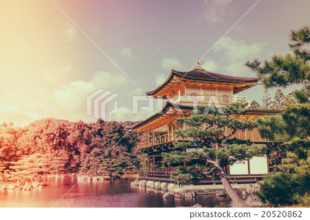 Kinkakuji Temple " The Golden Pavilion" in Kyoto, Japan ( Filter Kinkakuji Temple " The Golden Pavilion" in Kyoto, Japan ( Filter 20520862