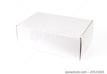 White box on a white background 20521081