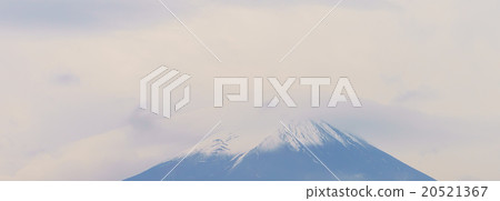 Mount Fuji in clouds 20521367