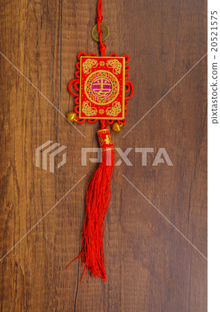 Chinese New Year decoration on wood wall 20521575