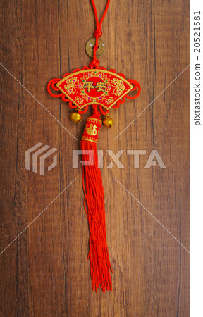 Chinese New Year decoration on wood wall 20521581
