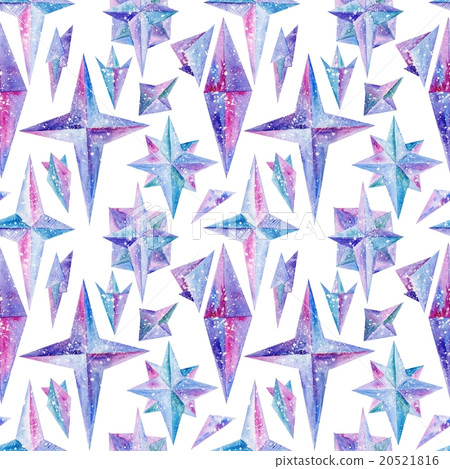 Crystal Watercolor Pattern Crystal Watercolor Pattern 20521816