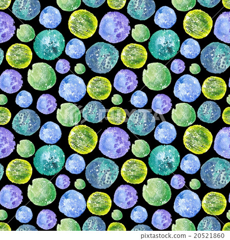 Watercolor Circle Pattern Watercolor Circle Pattern 20521860