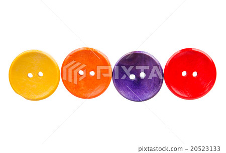 colored buttons on a white background 20523133