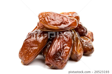 Fresh dates over white background 20523193