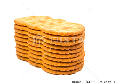 crackers on a white background crackers on a white background 20523614