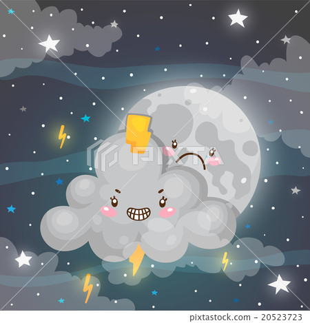 Thundercloud and sad Moon Thundercloud and sad Moon 20523723