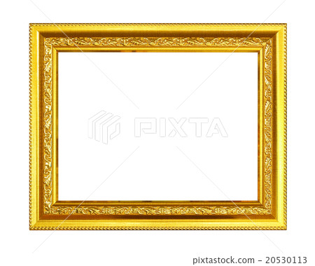 Gold frame Isolated on white Gold frame Isolated on white 20530113
