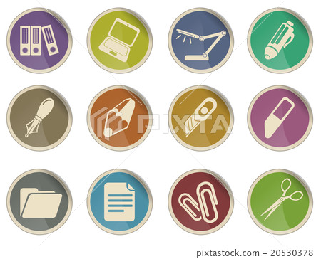 Office vector icons Office vector icons 20530378