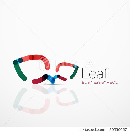 Vector abstract logo idea, eco leaf, nature plant Vector abstract logo idea, eco leaf, nature plant 20530667