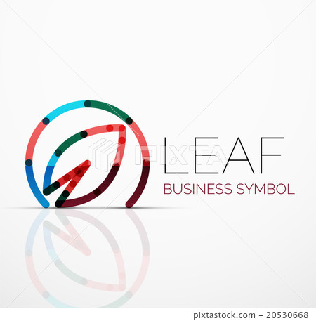 Vector abstract logo idea, eco leaf, nature plant Vector abstract logo idea, eco leaf, nature plant 20530668