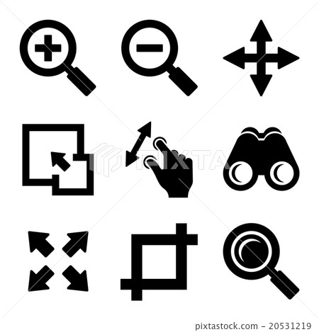 Zoom Icons Set Zoom Icons Set 20531219