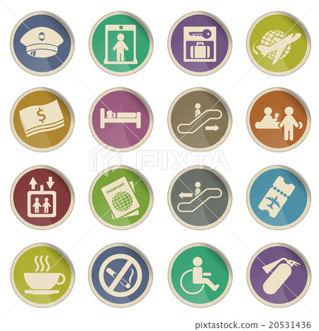 Airport icons Airport icons 20531436