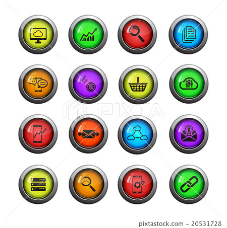 Data analytic simply icons 20531728