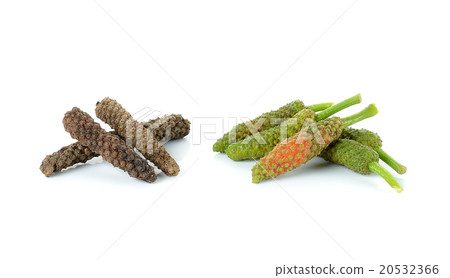 Long pepper isolated on the white background 20532366