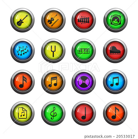 Music simply icons Music simply icons 20533017