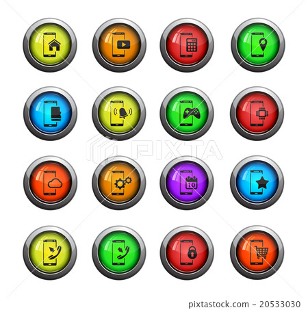 Smartphone simply icons Smartphone simply icons 20533030