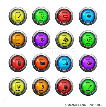 Smartphone simply icons Smartphone simply icons 20533033