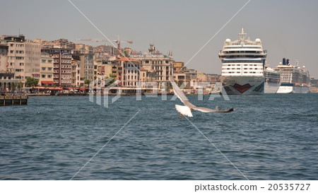 Passenger vessel moored in Istanbul Passenger vessel moored in Istanbul 20535727