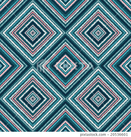 ethnic rhombus blue tribal seamless pattern 20536601
