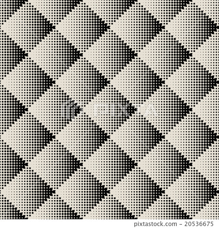 dots rhombus seamless monochrome pattern 20536675