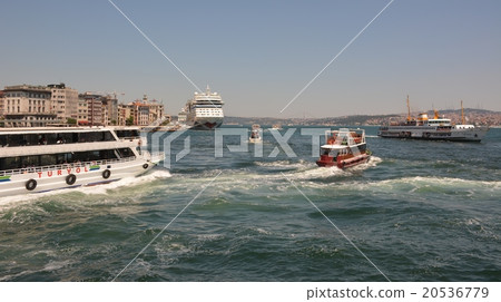 Passenger vessel moored at Karakoy pier, Istanbul 20536779