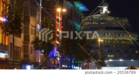 Passenger vessel moored at Karakoy pier, Istanbul 20536789