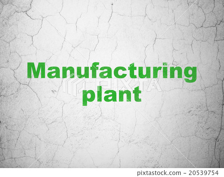 Manufacuring concept: Manufacturing Plant on wall 20539754