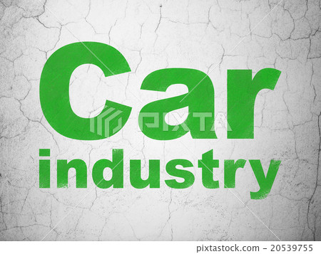 Manufacuring concept: Car Industry on wall 20539755