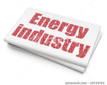 Industry concept: Energy Industry on Blank 20539763
