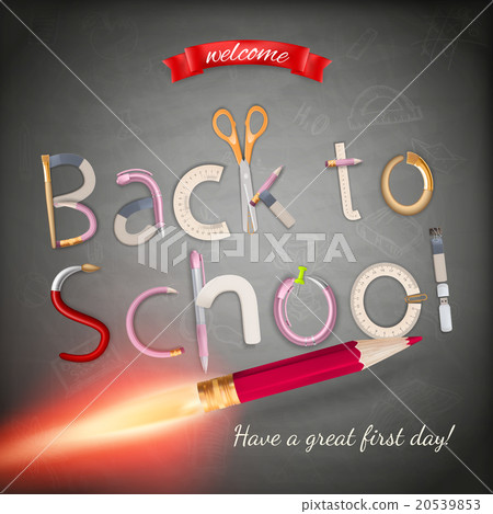 Rocket ship launch. EPS 10 20539853