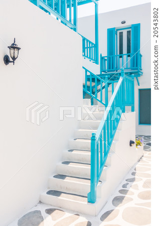 Beautiful architecture with santorini and greece style 20543802