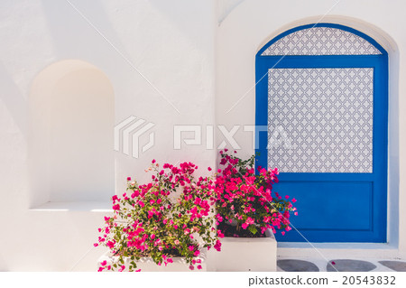 Beautiful architecture with santorini and greece style 20543832