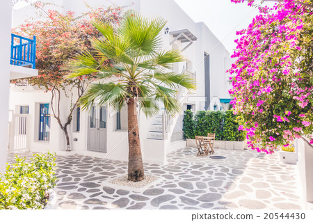 Beautiful architecture with santorini and greece style 20544430